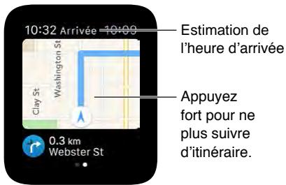 APPLE WATCH42ACICUIR - Suivre un itinétaire - 3