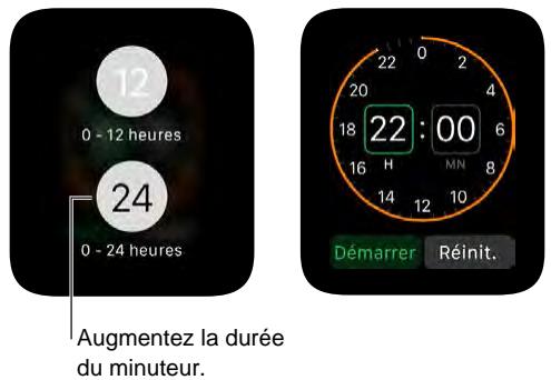 APPLE WATCH42ACICUIR - "Régle un minuteur pour dans 20 minutes." - 2