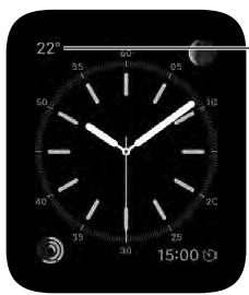 APPLE WATCH42ACICUIR - Afficher la météo sur votre cadran de l'heure - 1