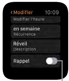 APPLE WATCH42ACICUIR - Régler des réveils - 10