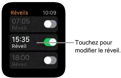 APPLE WATCH42ACICUIR - Régler des réveils - 5