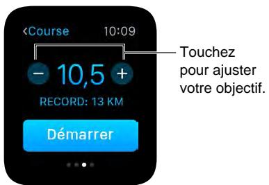 APPLE WATCH42ACICUIR - "Démarre un exercice." - 2