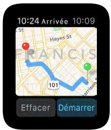 APPLE WATCH42ACICUIR - Suivre un itinétaire - 1