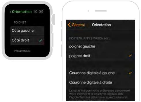 APPLE WATCH42ACICUIR - Changer de langue et d'orientation - 2