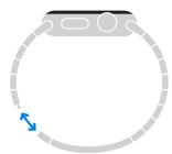 APPLE WATCH42ACICUIR - Ajustement de la taille - 2