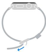 APPLE WATCH42ACICUIR - Bracket Boucle classique - 1