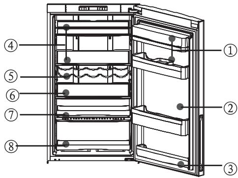 HAIER AFL631CB - Utilisation de l'étagère escamtable - 4