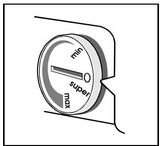 SAUTER CFA102 - Sélection de la température - 1