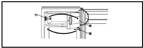 SAUTER CFA102 - Changement du sens d'ouverture du portillon du compartiment de congélation - 2