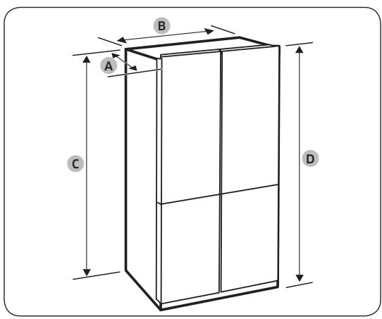 SAMSUNG RF65A967FSR - Dégagement - 1