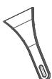 INDESIT I5SSTM4120W2B - Raschietto in plasticar - 1