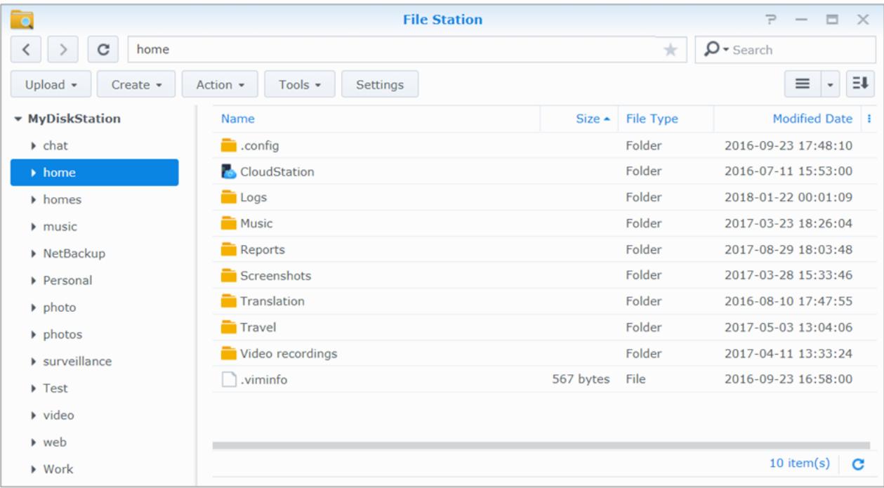 SYNOLOGY DS420+ - Accéder aux fichiers via file station - 1