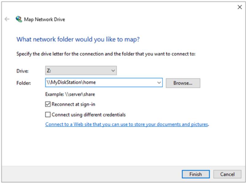 SYNOLOGY DS420+ - Accès aux dossiers partagés depuis windows - 1