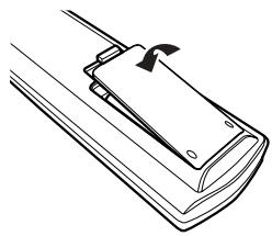 DENON TU1500AE-SPE2-ARGENT - Insertion des piles - 3