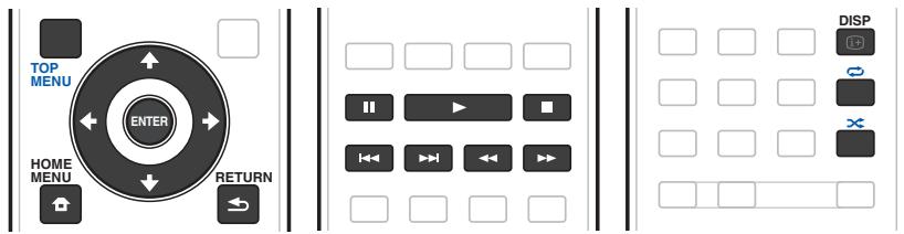 MAROUE SC-LX89 S - Commandes de lecture de base - 1