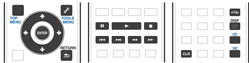 MAROUE SC-LX89 S - Commandes de lecture de base - 1