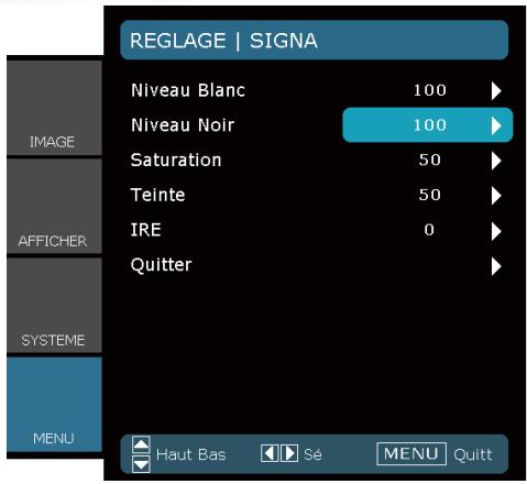 OPTOMAR HD 230 X - REGLAGE | Signa - 1
