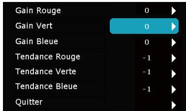 OPTOMAR HD 230 X - Temp. couleur - 1