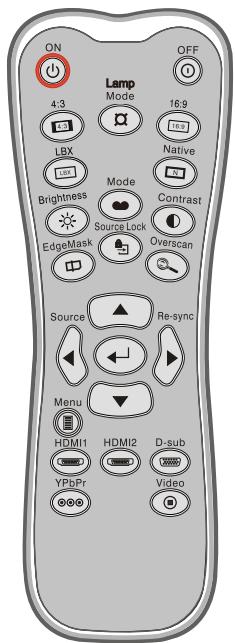 OPTOMAR HD 230 X - Télécommande - 1