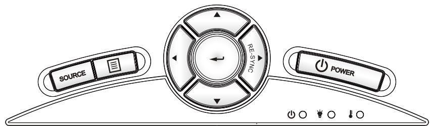 OPTOMAR HD 230 X - Panneau de commandes et télécommande - 1