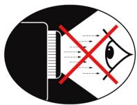 OPTOMAR HD 230 X - Avertissement de sécurité pour les yeux - 1