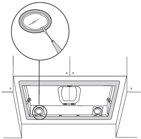 ARTHUR MARTIN AFG 5004 X INOX - Attention: ne touchez pas l'ampoule à mains nues. - 1