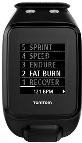 TOMTOM SPARK 3 CARDiIO+M LAR BR - Suivre la progression dans une zone de fréquence cardiaque - 1