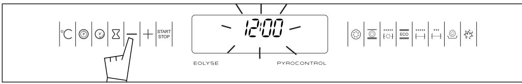DE DIETRICH DOP470 - Commentmettreà l'hourel'horloge du four? - 1