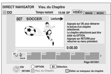 PANASONIC DMR-XW400EFK - Appuyez sur [◀, ▶] pour sélectionner le chapitre. - 1