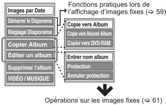 PANASONIC DMR-XW400EFK - Appuyez sur [▲, ▼] pour choisir l'opération à effectuer, puis appuyez sur [OK]. - 2
