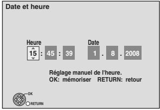 PANASONIC DMR-XW400EFK - Configuration manuelle - 1