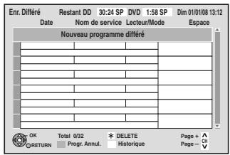 PANASONIC DMR-XW400EFK - Appuyez sur [PROG/CHECK]. - 1