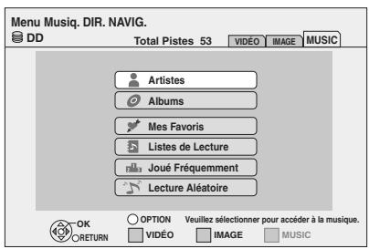 PANASONIC DMR-XW400EFK - Appuyez sur [DIRECT NAVIGATOR]. - 1