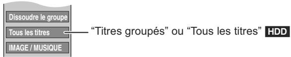 PANASONIC DMR-XW400EFK - "Titres groupés"/"Tous les titres" HDD - 1