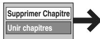 PANASONIC DMR-XW400EFK - Appuyez sur [OPTION], puis [▲, ▼] choisir l'opération à effectuer, puis appuyez sur [OK]. - 1