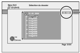 PANASONIC DMR-XW400EFK - Utilisation de l'écran arborescent pour trouver un dossier - 1