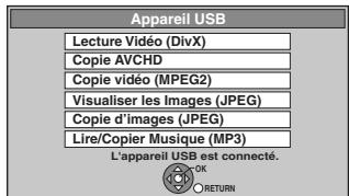 PANASONIC DMR-XW400EFK - Copie de toutes les images fixes sur la clé mémoire USB—Copier Toutes Images - 1