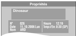 PANASONIC DMR-XW400EFK - Opérations sur les titres - 1