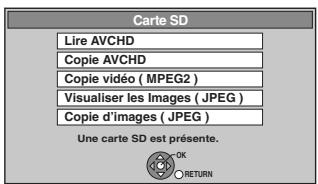 PANASONIC DMR-XW400EFK - Insérez un disque ou une carte. - 1