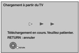 PANASONIC DMR-XW400EFK - ■ Chargement à partir du TV - 1