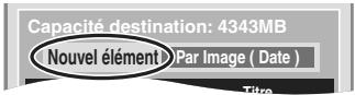 PANASONIC DMR-XW400EFK - ■ Sélectionner les éléments à inscrire - 1
