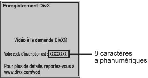 PANASONIC DMR-XW400EFK - A propos du contenu DivX VOD - 1