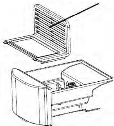 WINIA WFRN-M570D2BKX - Nettoyage de la boîte à glaçons - 3