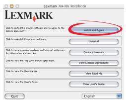 LEXMARK X84-X85 - Utilisateurs macintosh : - 2