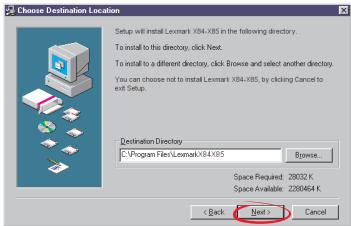 LEXMARK X84-X85 - Utilisateurs macintosh : - 4