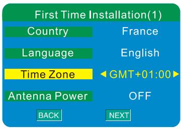 SCOTT DPXI-790TV - Sélection du fuseau horaire local - 1