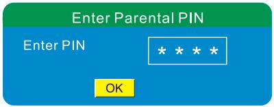 SCOTT DPXI-790TV - Menu principal - réglage du contrôle parental - 2