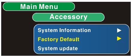 SCOTT DPXI-790TV - Retour aux réglages d'usine - 1