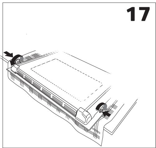 FAURE FYB 491 NC - Replacer la porte du four - 3