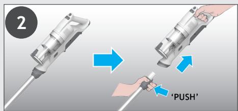 HOOVER HF1P10HX - LEEREN DES STAUBBEHALTERS - 3